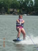 Courtney wakeboarding